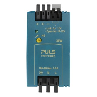 MEAN WELL MiniLine Switched Mode DIN Rail Power Supply 240V AC Input 12V DC Output 3A 30W ML30.102