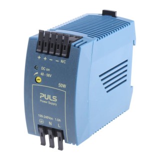 PULS MiniLine MLY Switched Mode DIN Rail Power Supply 240V AC Input 56V DC 1.05A Output 50W ML50.105