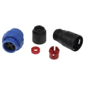 Bulgin Circular Connector 4 Contacts Cable Miniature Plug Male IP68 Buccaneer 400 Series PX0410/04P/4550