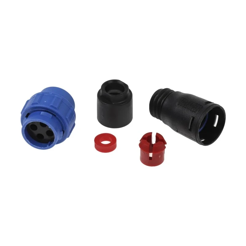 Bulgin Circular Connector 4 Contacts Cable Miniature Plug Male IP68 Buccaneer 400 Series PX0410/04P/4550