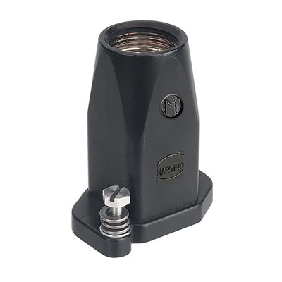 HARTING HAN HPR Range Heavy Duty Power Connector Hood Die Cast Zinc Body IP65 IP68 Top Cable Entry 3A 19400030400