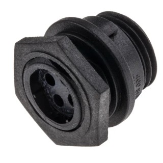 Bulgin Circular Connector Miniature, 4 Contacts, Front Mount Plug, Male, IP68, Buccaneer 400 Series PX0412/04P