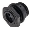Bulgin Circular Connector Miniature, 4 Contacts, Front Mount Plug, Male, IP68, Buccaneer 400 Series PX0412/04P
