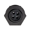 Bulgin Circular Connector Miniature, 4 Contacts, Front Mount Plug, Male, IP68, Buccaneer 400 Series PX0412/04P