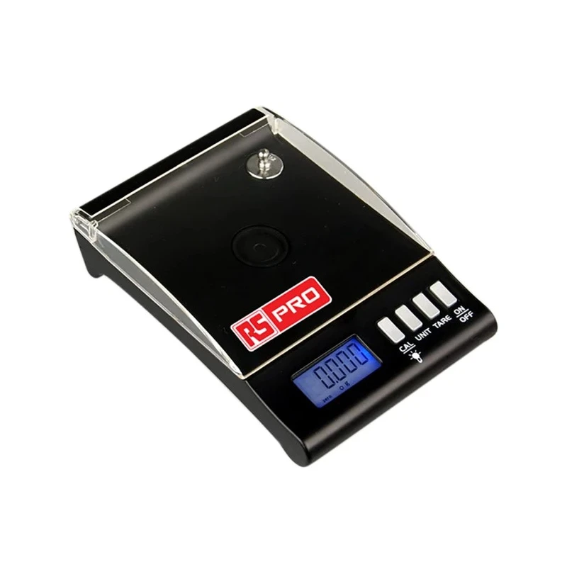 RS PRO Bench Weighing Scale 10g Capacity LCD Display 0.001g Resolution 111-3667