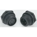 Bulgin Miniature Circular Connector, 12 Contacts, Front Mount, Plug, Male, IP68, Buccaneer 400 Series PX0412/12P