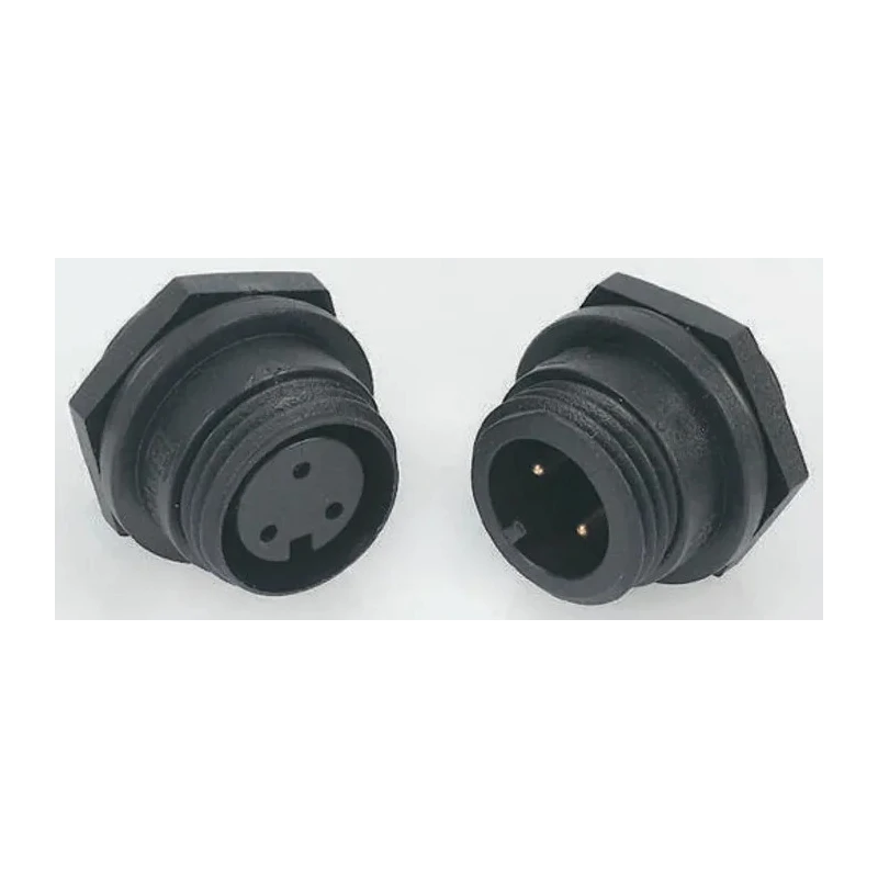 Bulgin Miniature Circular Connector, 12 Contacts, Front Mount, Plug, Male, IP68, Buccaneer 400 Series PX0412/12P