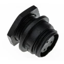 Bulgin Circular Connector, 3 Contacts, Front Mount, Miniature Socket, Female, IP68, Buccaneer 400 Series PX0412/03S