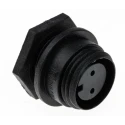 Bulgin Circular Connector, 2 Contacts, Front Mount, Miniature Socket, Female, IP68, Buccaneer 400 Series PX0412/02S