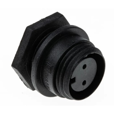 Bulgin Circular Connector, 2 Contacts, Front Mount, Miniature Socket, Female, IP68, Buccaneer 400 Series PX0412/02S