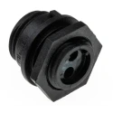 Bulgin Circular Connector, 2 Contacts, Front Mount, Miniature Socket, Female, IP68, Buccaneer 400 Series PX0412/02S