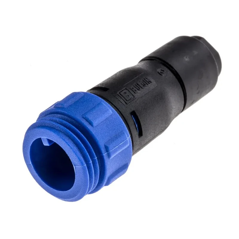 Bulgin Circular Connector Miniature Cable Plug, Male, 2 Contacts, 8A, 250V, IP68 Buccaneer 400 Series PX0411/02P/5560