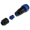 Bulgin Circular Connector Miniature Cable Plug, Male, 2 Contacts, 8A, 250V, IP68 Buccaneer 400 Series PX0411/02P/5560