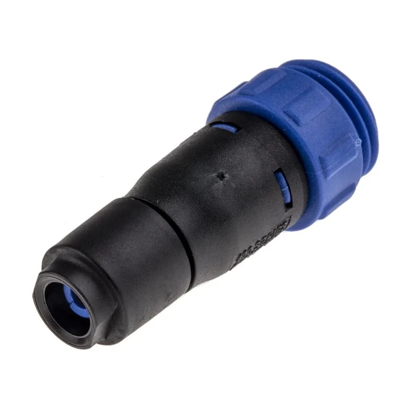 Bulgin Circular Connector Miniature Cable Plug, Male, 2 Contacts, 8A, 250V, IP68 Buccaneer 400 Series PX0411/02P/5560