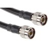 RS PRO High Performance 1 m RG214 50 Ω Brown Fluorinated Ethylene Propylene Jacket Coaxial Cable RG214