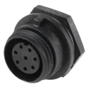 Bulgin Buccaneer 400 Series Circular Connector 8 Contacts Front Mount Socket Female IP68 125V 5A PX0412/08S