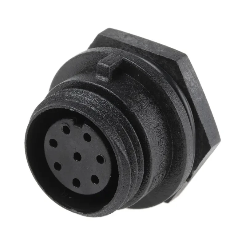 Bulgin Buccaneer 400 Series Circular Connector 8 Contacts Front Mount Socket Female IP68 125V 5A PX0412/08S