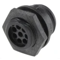 Bulgin Buccaneer 400 Series Circular Connector 8 Contacts Front Mount Socket Female IP68 125V 5A PX0412/08S
