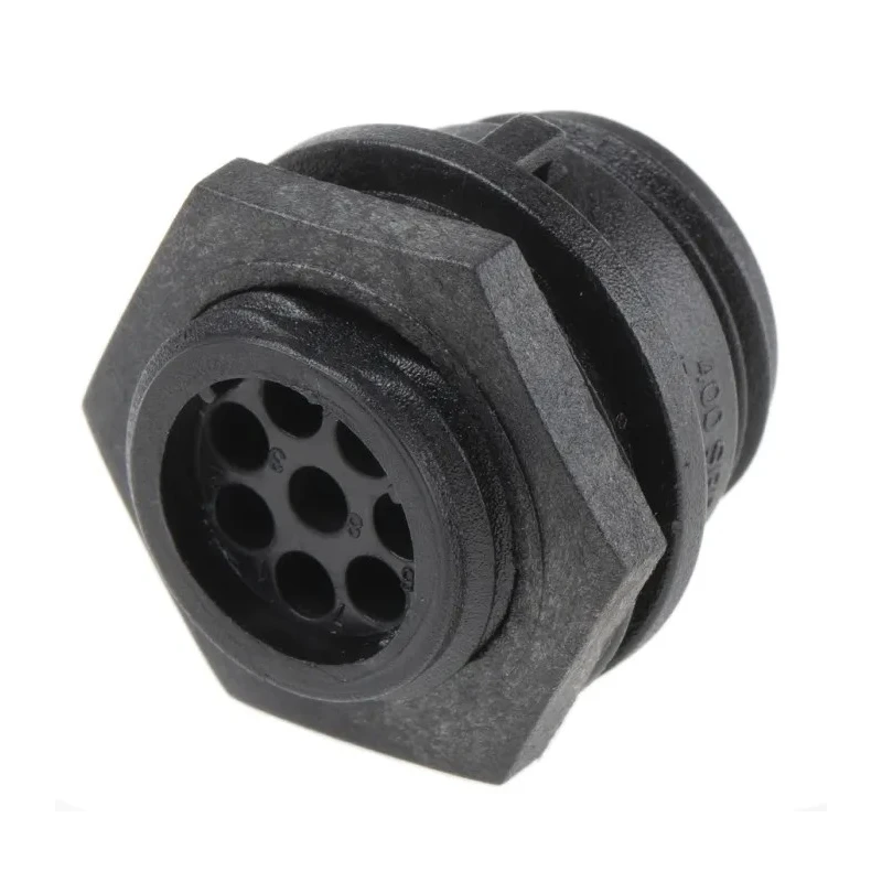 Bulgin Buccaneer 400 Series Circular Connector 8 Contacts Front Mount Socket Female IP68 125V 5A PX0412/08S