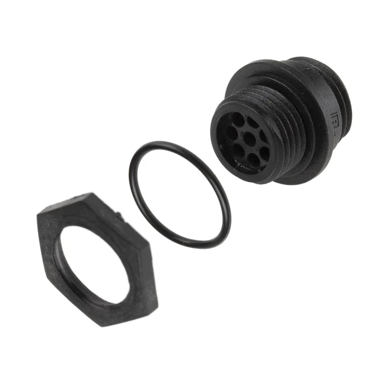 Bulgin Buccaneer 400 Series Circular Connector 8 Contacts Front Mount Socket Female IP68 125V 5A PX0412/08S