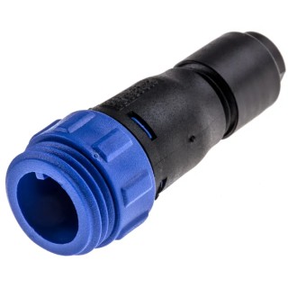 Bulgin Circular Connector Miniature 4 Contacts Cable Plug Male IP68 Buccaneer 400 Series PX0411/04P/4550