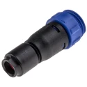 Bulgin Circular Connector Miniature 4 Contacts Cable Plug Male IP68 Buccaneer 400 Series PX0411/04P/4550