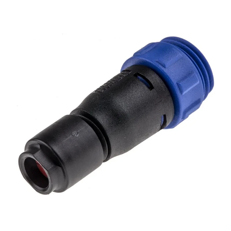 Bulgin Circular Connector Miniature 4 Contacts Cable Plug Male IP68 Buccaneer 400 Series PX0411/04P/4550