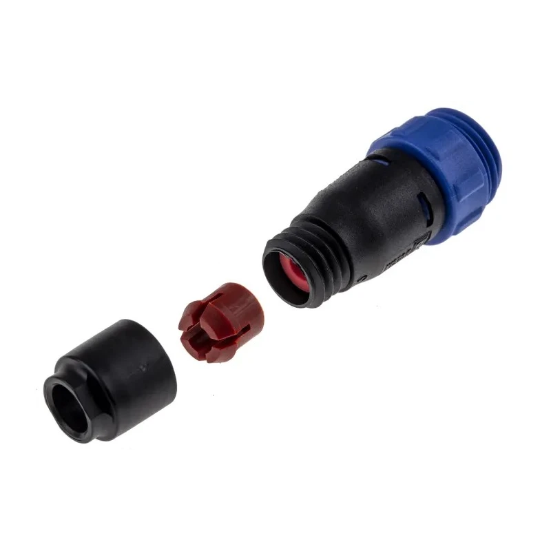 Bulgin Circular Connector Miniature 4 Contacts Cable Plug Male IP68 Buccaneer 400 Series PX0411/04P/4550