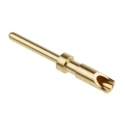 Bulgin Male Solder Circular Connector Contact Buccaneer 400 / Buccaneer 4000 Series, 5A Current, 125V AC, Gold SA3348/1