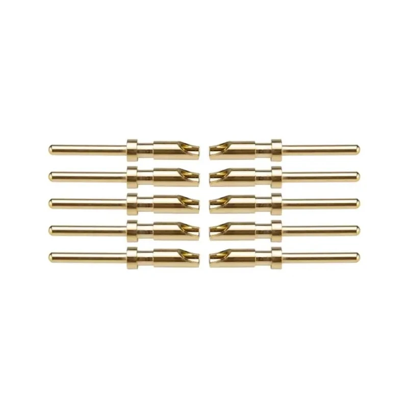 Bulgin Male Solder Circular Connector Contact Buccaneer 400 / Buccaneer 4000 Series, 5A Current, 125V AC, Gold SA3348/1