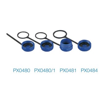 Bulgin Buccaneer 400 Series Circular Connector Dust Cap IP68 Rated with Gold Plated Finish 