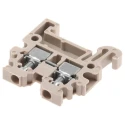 Weidmüller WDU Series DIN Rail Terminal Block Dark Beige 1.5mm² 1-Level Screw IECEx/ATEX 1753280000