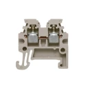 Weidmüller WDU Series DIN Rail Terminal Block Dark Beige 1.5mm² 1-Level Screw IECEx/ATEX 1753280000