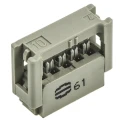 HARTING 10-Way IDC Connector Female for Cable, 2 Row, 1A, 320V AC, Gold and Tin Plated Contacts 09185106803