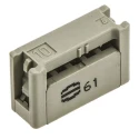 HARTING 10-Way IDC Connector Female for Cable, 2 Row, 1A, 320V AC, Gold and Tin Plated Contacts 09185106803