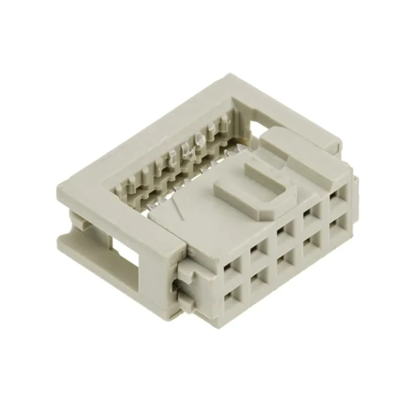 HARTING 10-Way IDC Connector Female for Cable, 2 Row, 1A, 320V AC, Gold and Tin Plated Contacts 09185106803
