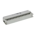 HARTING 34-Way IDC Connector Female for Cable, 2 Row, 2.5A, 320V AC, Gold Plated Contacts, SEK 18 Series 09185346803