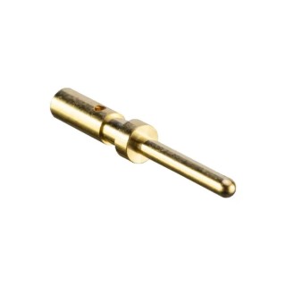 Bulgin Male Crimp Circular Connector Contact 2.5 mm Gold Plated Copper Alloy SA3348