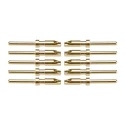 Bulgin Male Crimp Circular Connector Contact 2.5 mm Gold Plated Copper Alloy SA3348