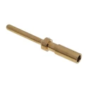 Bulgin Male Crimp Circular Connector Contact 2.5 mm Gold Plated Copper Alloy SA3348