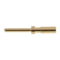 Bulgin Male Crimp Circular Connector Contact 2.5 mm Gold Plated Copper Alloy SA3348