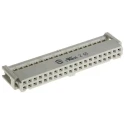 HARTING IDC Connector Female 40 Contacts 2 Row Cable Mount Gold Contact Plating SEK 18 Series 320V AC 2.5A 09185406803