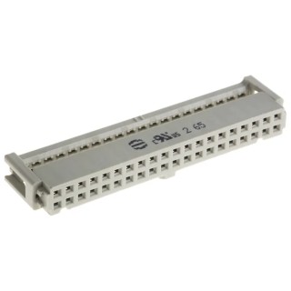 HARTING IDC Connector Female 40 Contacts 2 Row Cable Mount Gold Contact Plating SEK 18 Series 320V AC 2.5A 09185406803