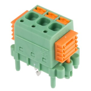 Phoenix Contact PCB Terminal Block SDC 2.5/ 3-PV-5.0-ZB Series Straight 3 Contacts, 5 mm Pitch, 12A, 320V 1864040