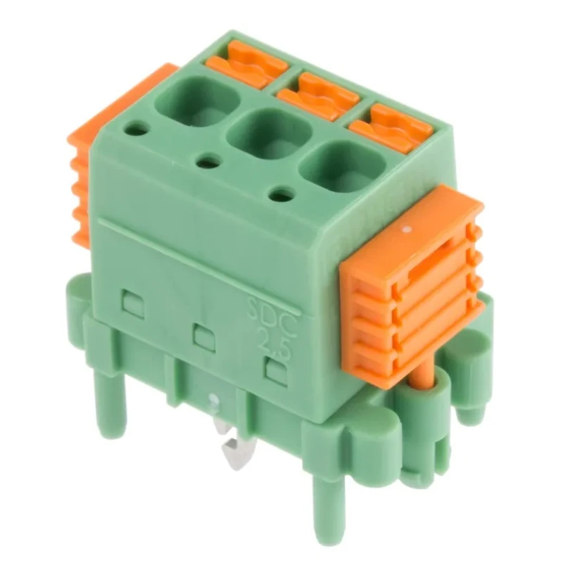 Phoenix Contact PCB Terminal Block SDC 2.5/ 3-PV-5.0-ZB Series Straight 3 Contacts, 5 mm Pitch, 12A, 320V 1864040
