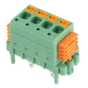 Phoenix Contact SDC 2.5/ 4-PV-5.0-ZB Series Straight PCB Terminal Block, 4 Contacts, 5 mm Pitch, 320V, 12A 1864053