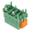 Phoenix Contact SDC 2.5/ 4-PV-5.0-ZB Series Straight PCB Terminal Block, 4 Contacts, 5 mm Pitch, 320V, 12A 1864053