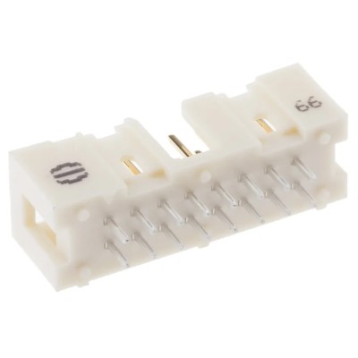 HARTING SEK 19 Series Straight Through Hole PCB Header 16 Contacts 2 Row 2.54 mm Pitch Shrouded 09195166324