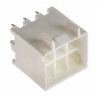 Hirose EnerBee DF33C Series Straight Through Hole PCB Header, 6 Contacts, 3.3 mm Pitch, 2 Row Shrouded DF33C