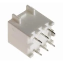 Hirose DF33C Series Straight Through Hole 6-Contact 3.3 mm Pitch 2-Row Shrouded PCB Header DF33C